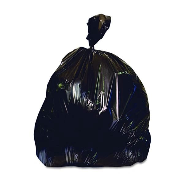 Trash Bag 33gal LLDPE 0-9/10mm Super Tuf Flat Pack 33x39" Black 150/Case , Heritage H6639TK