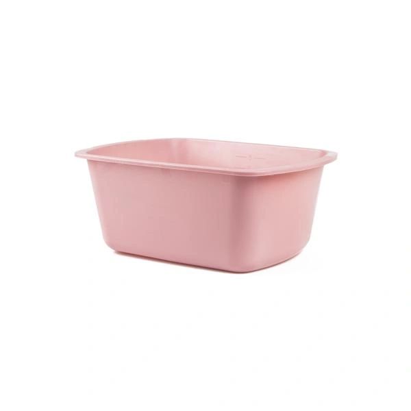 Basin Wash 7qt 5x13x10" Dusty Rose Disposable Polypropylene Non-Sterile , 50/Case , Medegen H362-10