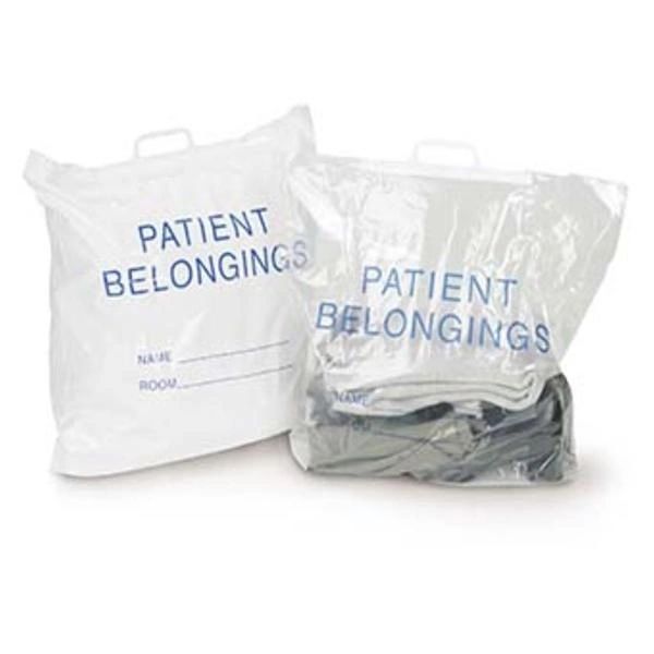 Patient Bag LLDPE Film 20x20x3" Clear/Blue 5gal Reusable 25/Box, 10 BX/Case , Medegen 3537