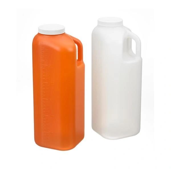 24 Hour Urine Specimen Collection Container Plastic 3,000 mL , Translucent Screw Cap Unprinted NonSterile , 40/Case , Medegen 02091