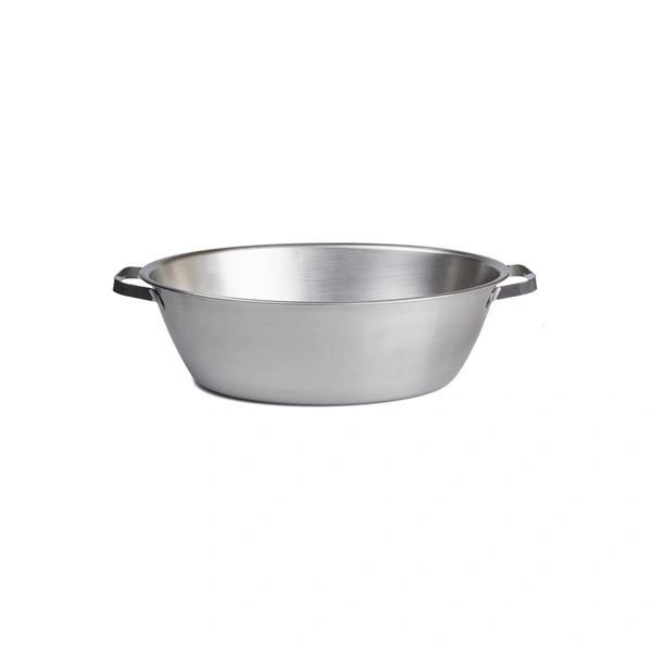 Basin Foot 10qt Silver Reusable Stainless Steel With Handle Each , Medegen 86300