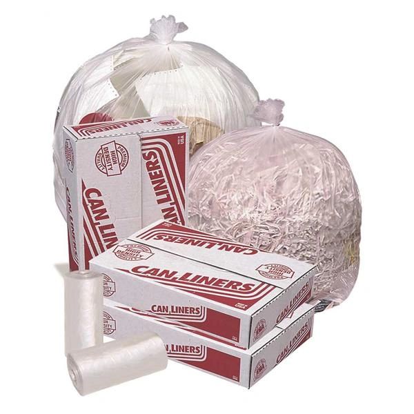 Trash Bag 45gal 40x46" Clear 100/Case , Pitt Plastics - VP4830XC