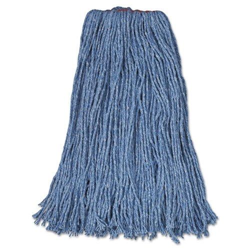 Economy Wet Mop Head 24 oz , Blue , 12/Case , ULN S-7121-Blue