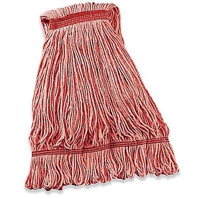 Economy Wet Mop Head 24 oz , 12/Case , Red , ULN S-7121-Red