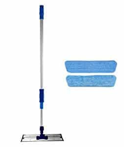 Heavy Duty Microfiber Mop System 18" with 5 Mop Heads , ULN H-4506-Pack