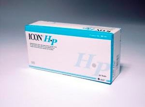 H PyloriRapid Test Kit Icon Hp Infectious Disease Immunoassay H. Pylori Whole Blood / Serum / Plasma Sample 30 Tests/Box , 4 Box/Case, Hemocue 395160A