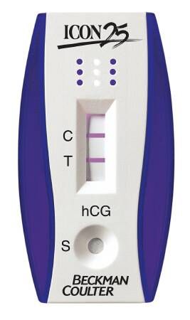 hCG Pregnancy Tes Icon 25 hCG Fertility Test hCG Pregnancy Test Serum / Urine Sample, 25Tests/Box , 100Tests/Case , Hemocue 43025A