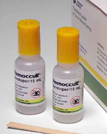 Hemoccult Developer Fecal Occult Blood Test 75% 15 mL , 20 Viala , Hemocue 62115