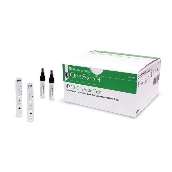 OneStep+ iFOB: Immunological Fecal Occult Blood Cassette Test For Fecal Occult Blood 30 Test Cassettees and 30 Buffer Tubes 30/Box , 10 Box/Case , HS-9007458