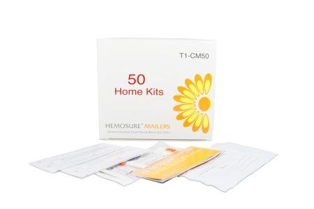 Home Kit Specimen Mailer For iFOB Test 50/Bx , 10 Box/Case , Hemosure T1-CM50