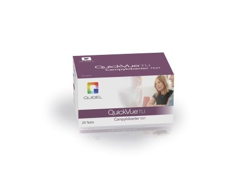 TLI Gastroenteritis Test Campylobacter Stool Sample Rapid Test Kit QuickVue 25 Tests , 12 Box/Case , Quidel 20344