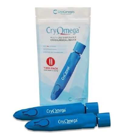 Cryosurgical Device CryOmega Pen Twin Pack 10 Packs/Case , CryoConcepts 160-2002