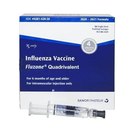 Fluzone Quadrivalent 2020 - 2021 Flu Vaccine 60 mcg / 0.5 mL Indi ...