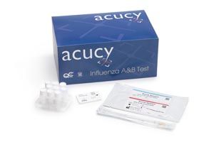 Acucy Influenza A & B Cassette Test Kit CLIA Waived For Acucy Reader Only 25 Tests /Pack , GEN 1010