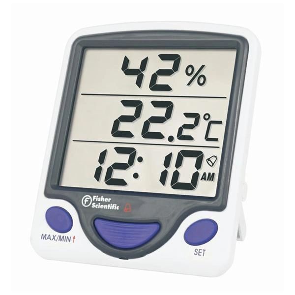 Thermometer Hygrometer Fisherbrand 0 to 50/-50 to 70C Jumbo Digital , S01572