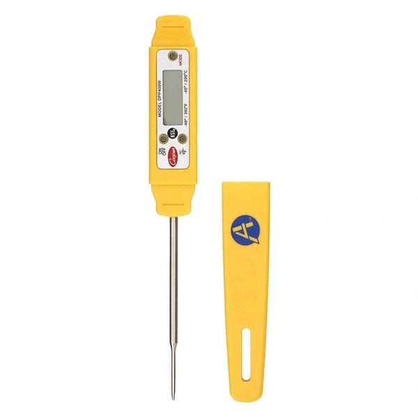 Thermometer Laboratory -40 to 200C/-40 to 392F 3 Digit LCD Display, Grainger - 5WX81