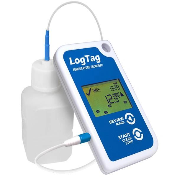 LogTag Vaccine Temperature Data Logger Polycarbonate -40/ +99 C w/ Probe/ Vial Each , Thermco LTTRED3016R