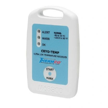 Ultra-Low Freezer Data Logger with Alarm Thermco Cryo-Temp Celsius -86° to 35°C NTC Thermistor Sensor Battery Operated , Thermco Products ACCCRY086