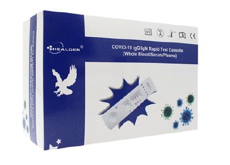 COVID-19 Rapid Test Kit Antibody Test COVID-19 IgG / IgM Whole Blood / Serum / Plasma Sample 25 Tests , Healgen GCCOV-402A