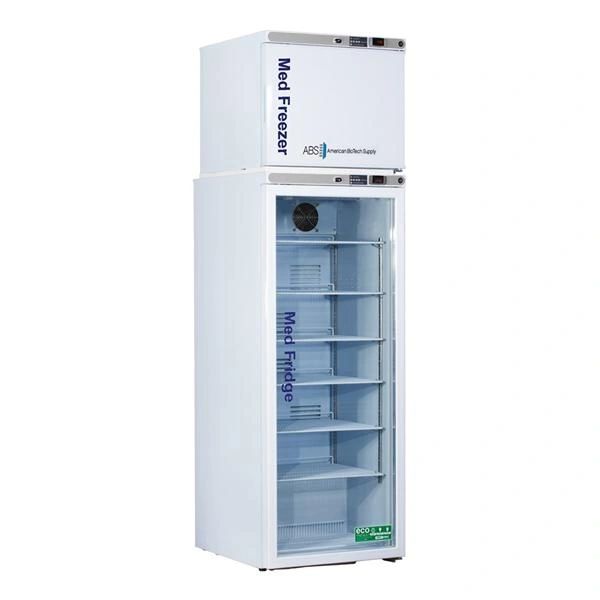 Refrigerator/Freezer Pharmaceutical/Vaccine Premier 12 Cu Ft Keyed Door Lock 2 Glass Doors 1 to 10/-15 to -25C Space Saver , ABS PHABTRFC12GA