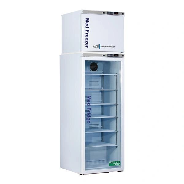 Refrigerator/Freezer Pharmaceutical/Vaccine Premier 12 Cu Ft Keyed Door Lock 2 Glass Doors 1 to 10/-15 to -25C Space Saver , ABS PHABTHCRFC12G