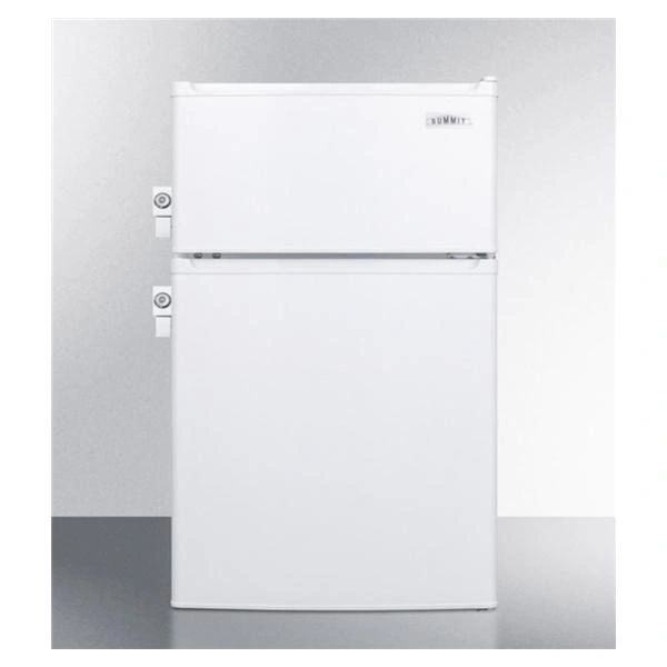 Refrigerator/Freezer General Purpose Accucold 2.9 Cu Ft 2 Side Locks 2 Doors Cycle Defrost , Felix CP351WLL