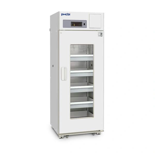 Freezer Pharmaceutical/Vaccine PHCbi New Key Lock +2 to 23°C Cycle Defrost Freestanding Powder-Coated Steel White, PHC MPR-722R-PA