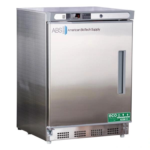 Refrigerator Laboratory Premier 4.5 Cu Ft Keyed Door Lock 1 Door 2 to 8C Manual Defrost 3 Shelves , ABS UCBI0404SSLH