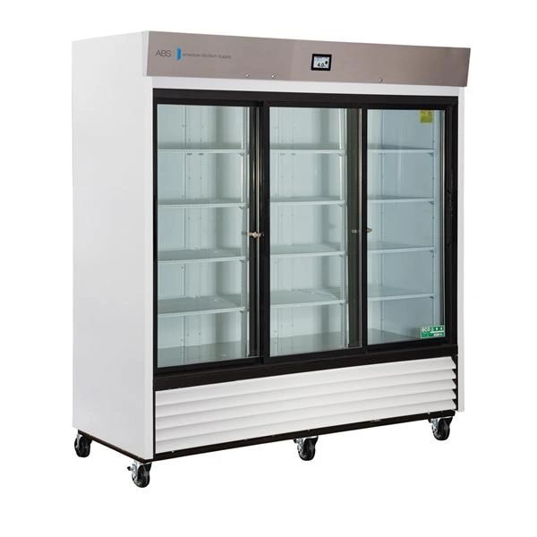 Refrigerator Laboratory TempLog Premier 69 Cu Ft Keyed Door Lock 3 Slide Glass Doors 1 to 10C Cycle Defrost , ABS ABTHC69TS