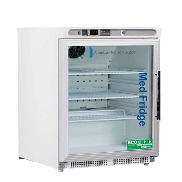 Refrigerator Pharmaceutical/Vaccine Premier 4.6 Cu Ft Keyed Door Lock Glass Door 2 to 8C Cycle Defrost , ABS PHUCBI0404GL