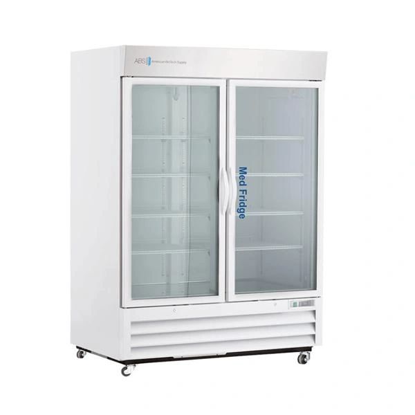 Refrigerator Pharmaceutical/Vaccine Premier MedFridge 49 Cu Ft Keyed Door Lock 2 Glass Swing Doors 2 to 8C Cycle Defrost , ABS PHABTHCS49G