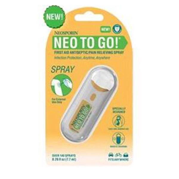 Neosporin Antiseptic Topical Spray 0.26oz Neo to Go .26oz , 36/Case , JJ 512372200