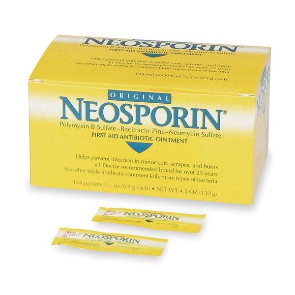 Ointment First Aid Neosporin 1/32oz Foil Pack 144/Bx , 12 Box/Case , JJ 512376900