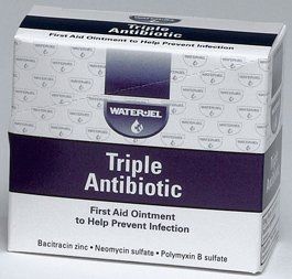 Triple Antibiotic Ointment 1/32oz 25/Box , 72 Box/Case , Waterjel WJTA-1800