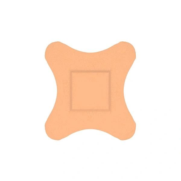 Bandage Four Wing Fabric 3x3" Non-Adherent Island Pad Flexible Sterile Not Made With Natural Rubber Latex Disposable Flesh 50/Box, 24 BX/Case , Dynarex 3620