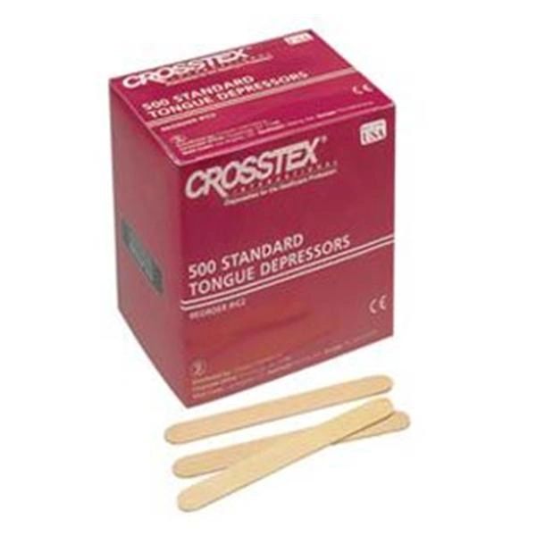 Tongue Depressor Wood Non Sterile Standard 500/Box , Crosstex IC