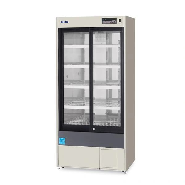 Refrigerator Pharmacy 17.3 Cu Ft Lock 2 Sliding Glass Doors 2 to 14C Fully Automatic Cycle Defrost , PHC Corp MPR-514-PA