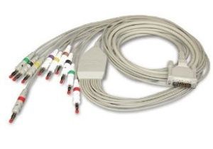 Cable, ECG 10 Lead Patient Cable, 3.5 m, With Non-Detachable Leads, Clip AT-10 , Schiller 2.400119S