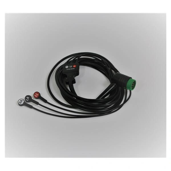 ECG Patient Cable Lifepak 3 Lead, 3 Wire, RA Connector Lifepak 12 Defibrillator / Monitor , Physio 11110-000029