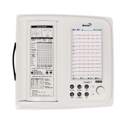 ECG/EKG Interpretive Cardio 7 Resting Touchscreen TFT LCD 12 Channel , Bionet CARDIO7B