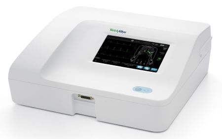 Interpretive ECG CP 150 Universal AC Power Supply 110 to 240 V, 50 to 60 Hz AC, AHA Plug Type-B, 1.5 A Maximum TFT, 7 Inch Color Touchscreen Display, WVGA, 800 X 480 Resolution , Welch Allyn CP150W-1ENB