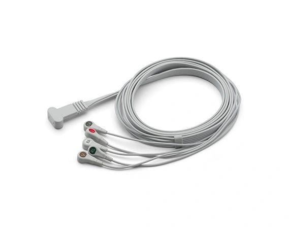 5 Lead Cable Welch Allyn ECG Patient Cable For use with Vital Signs Monitor , WelchAllyn 6000-CBL5A