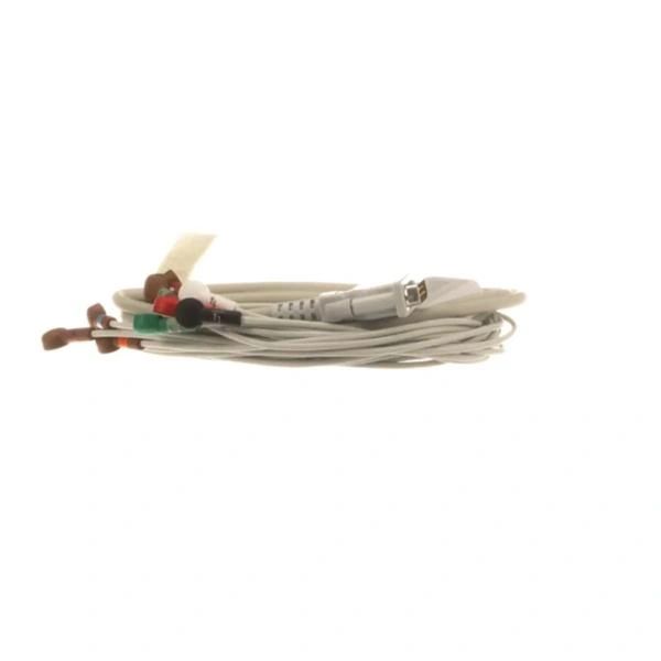 Cable Snap For ELI Series ECG EKG 10 Lead 7' Non-Sterile Reusable , Mortara 9293-033-52