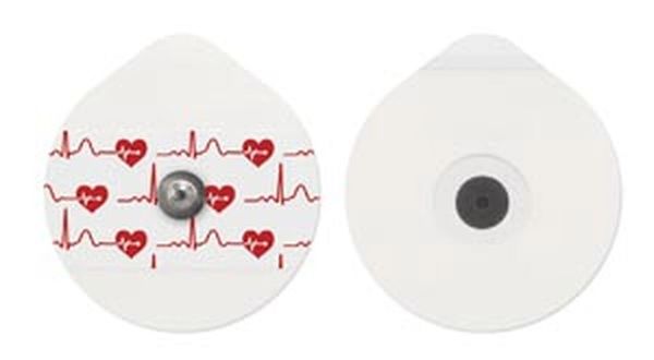 Electrode, PE Foam, Adult, Oval, 50mm x 54mm, Stress & Holter, 50/pch, 40 pch/Case , Bio Protech T713VT-50