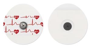 Electrode, PE Foam, Adult, Oval, 43mm x 45mm, General Purpose, Stress & Holter, 50/pch , 40 Pch/Case , Bio Protech T716-50