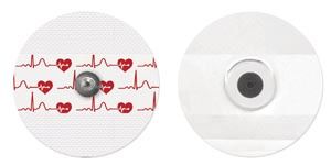 Electrode, Cloth, Adult, Round, 55mm, General Purpose, Stress & Holter, 5/pch, 400 pch/bx , Bio Protech T815-5