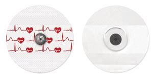 Electrode, Cloth, Adult, Round, 55mm, General Purpose, Stress & Holter, 5/pch, 400 pch/bx , Bio Protech T815-5