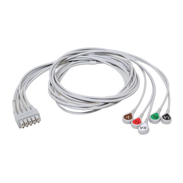 ECG/EKG Multi-Link Leadwire Set, 5-Lead Snap, Group, 29", IEC , VYAIRE 411202-002