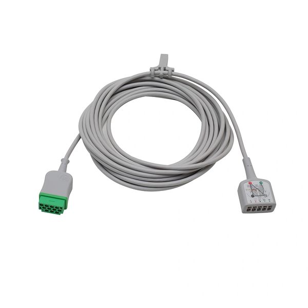 ECG Multi-Link Trunk Cable, 3/5-Lead, 20 ft, AAMI/AHA , VYAIRE 412931-021