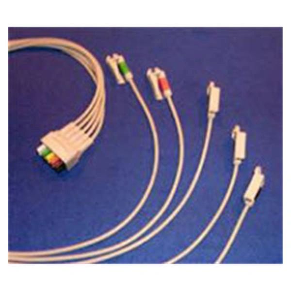 ECG/EKG Multi-Link Leadwire Set, 5-Lead, Grabber, 29", AHA , VYAIRE 414556-001